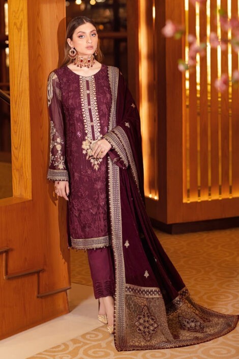 Ramsha Velvet Collection -V-304-1