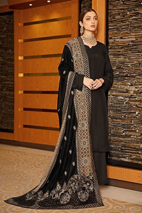 Ramsha Velvet Shawl Collection VOL 2 -V-201-1