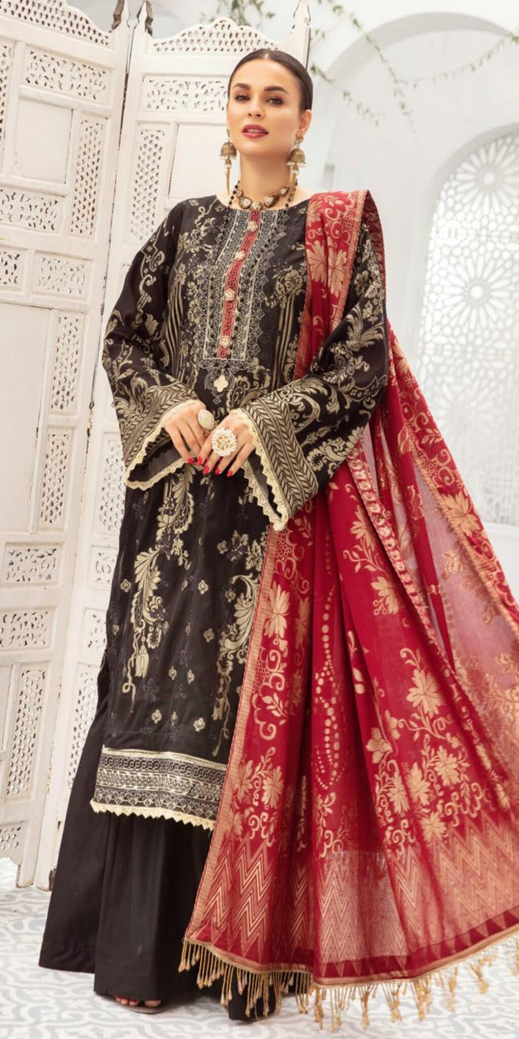 Shahnameh Festive Eid Collection -01 - Bombay Fashions