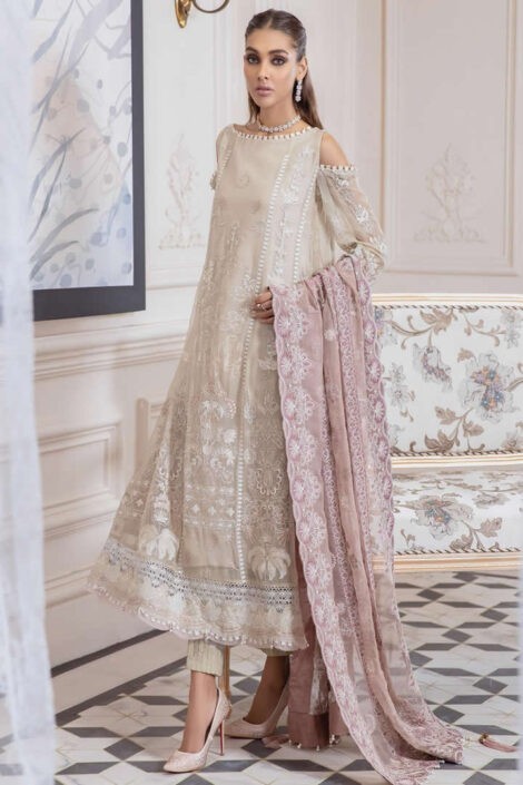 Broque Isfahan by Xenia Formals Embroidered Chiffon Suits BX-02-1