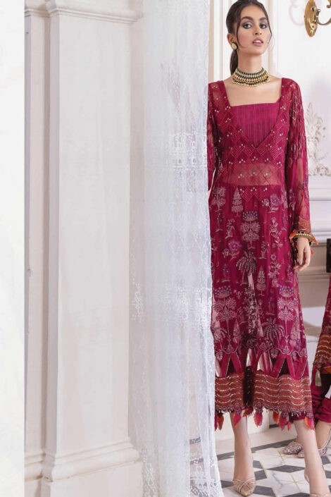 Broque Isfahan by Xenia Formals Embroidered Chiffon Suits BX-05