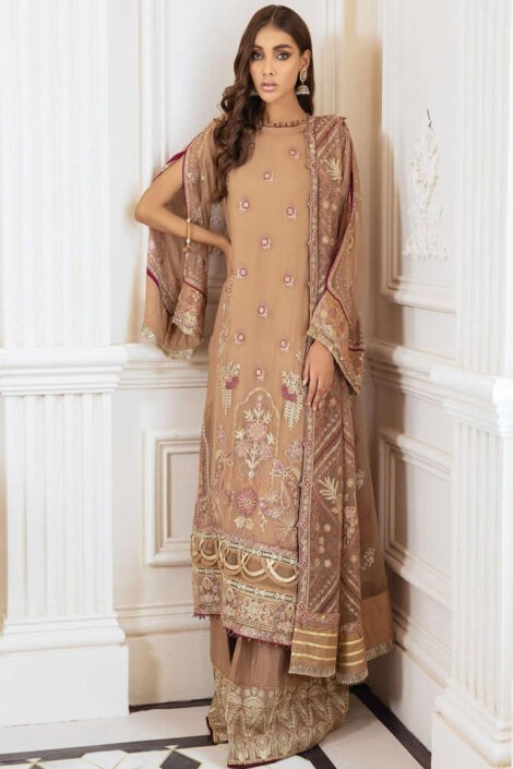 Broque Isfahan by Xenia Formals Embroidered Chiffon Suits BX-06-1