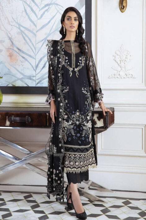 Broque Isfahan by Xenia Formals Embroidered Chiffon Suits BX-08-1